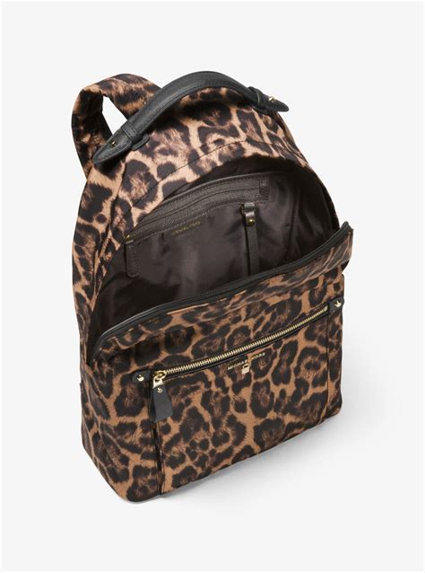 michael kors leopard nylon backpack|michael kors backpack sale clearance.